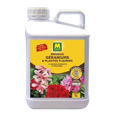 ENGRAIS GÉRANIUMS & PLANTES FLEURIES 5L