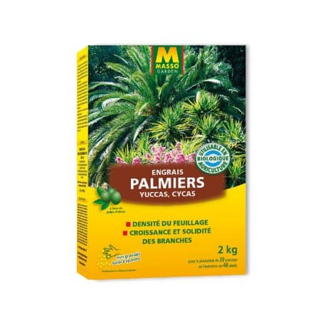 ENGRAIS PALMIERS, YUCCAS, CYCAS 2kg UAB